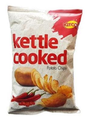 Kettle Cooked Potato Chips Flaming Chilli