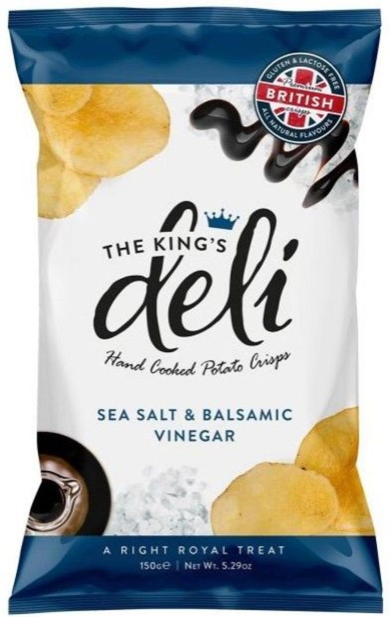 Hand Cooked Potato Crisps Sea Salt & Balsamic Vinegar