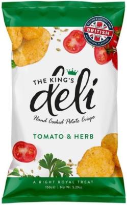 Hand Cooked Potato Crisps Tomato & Herb
