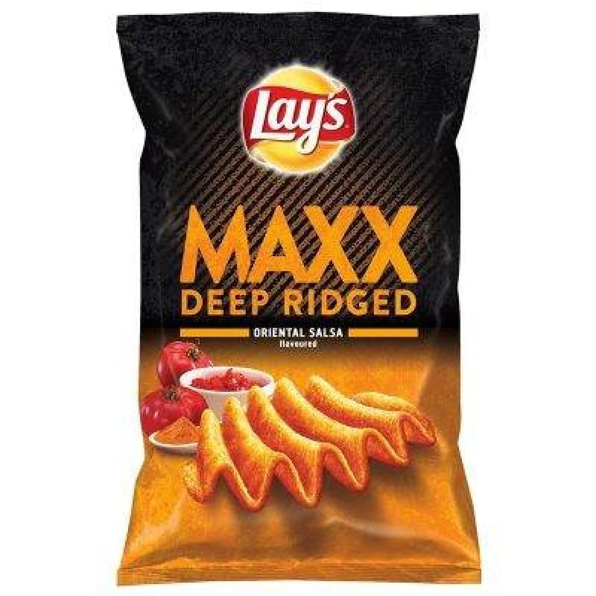 Maxx Deep Ridged Oriental Salsa Chips