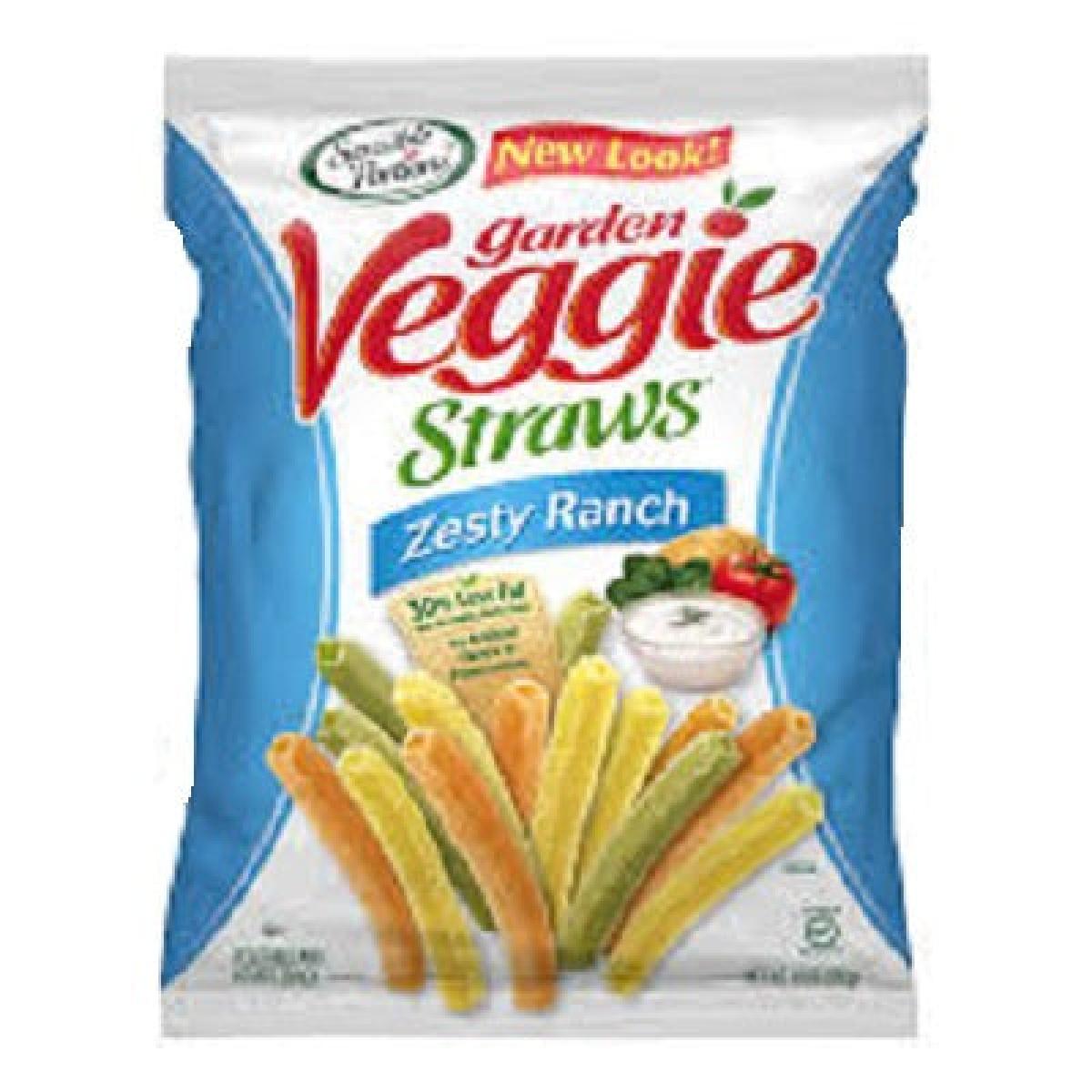Straws Vegetable & Potato Snack Zesty Ranch