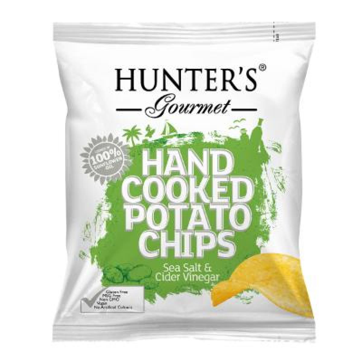 Gourmet Hand Cooked Potato Chips Sea Salt & Cider Vinegar