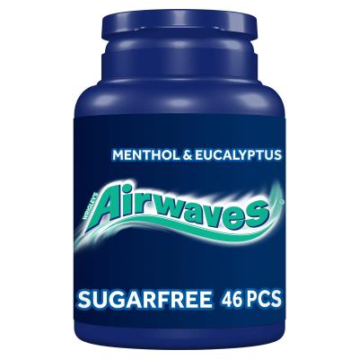 Menthol & Eucalyptus Chewing Gum Bottle