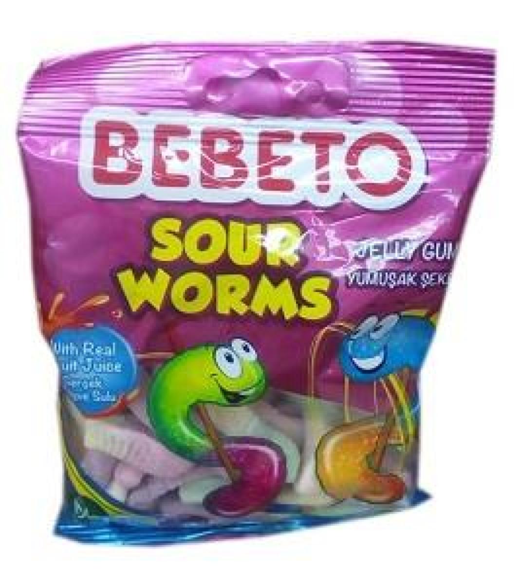 Sour Worms Jelly Gum