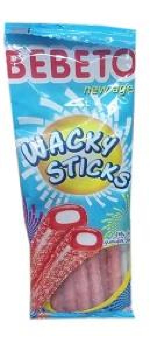 Wacky Sticks Strawberry Vanilla Flavoured Jelly Gum