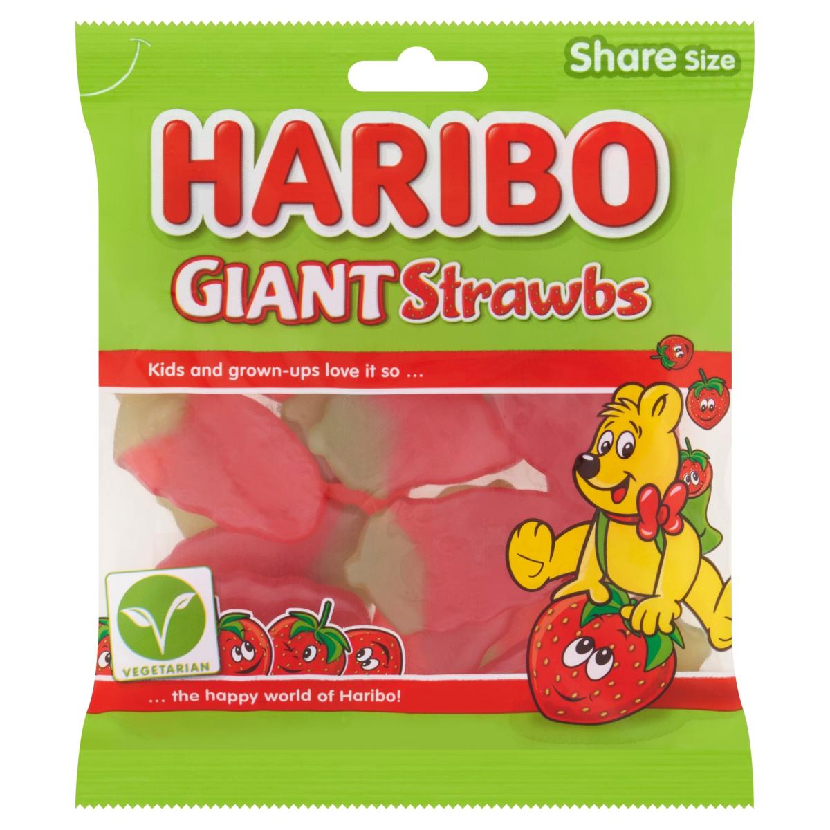 Giant Strawbs Fruit Gums