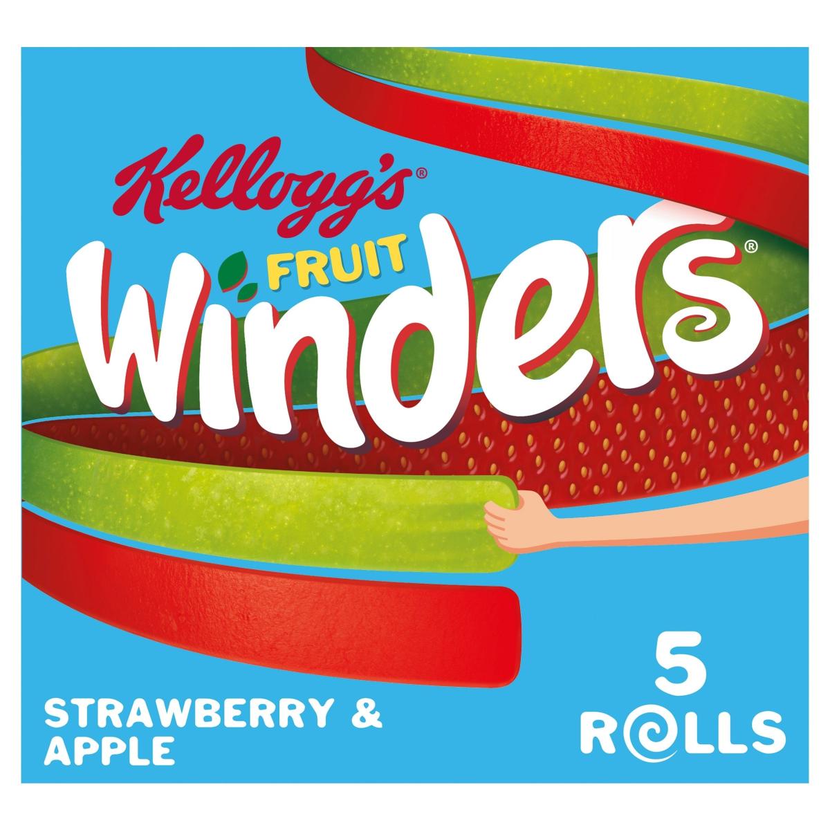 Fruit Winders Doubles Strawberry & Apple Snack Rolls