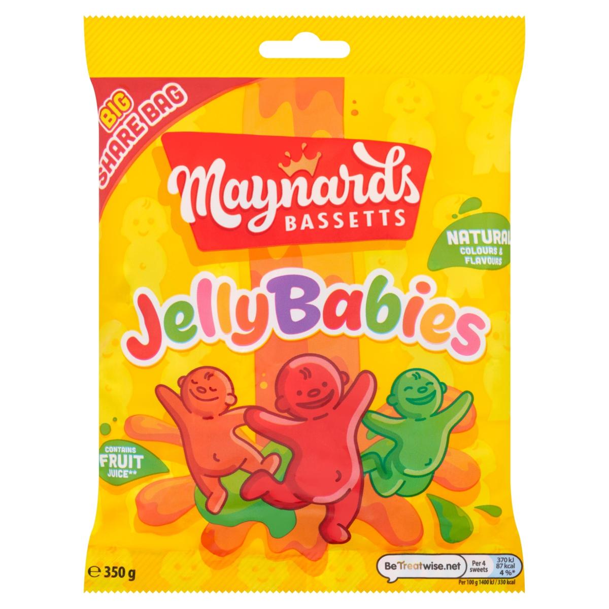Bassetts Jelly Babies Sweets Sharing Bag