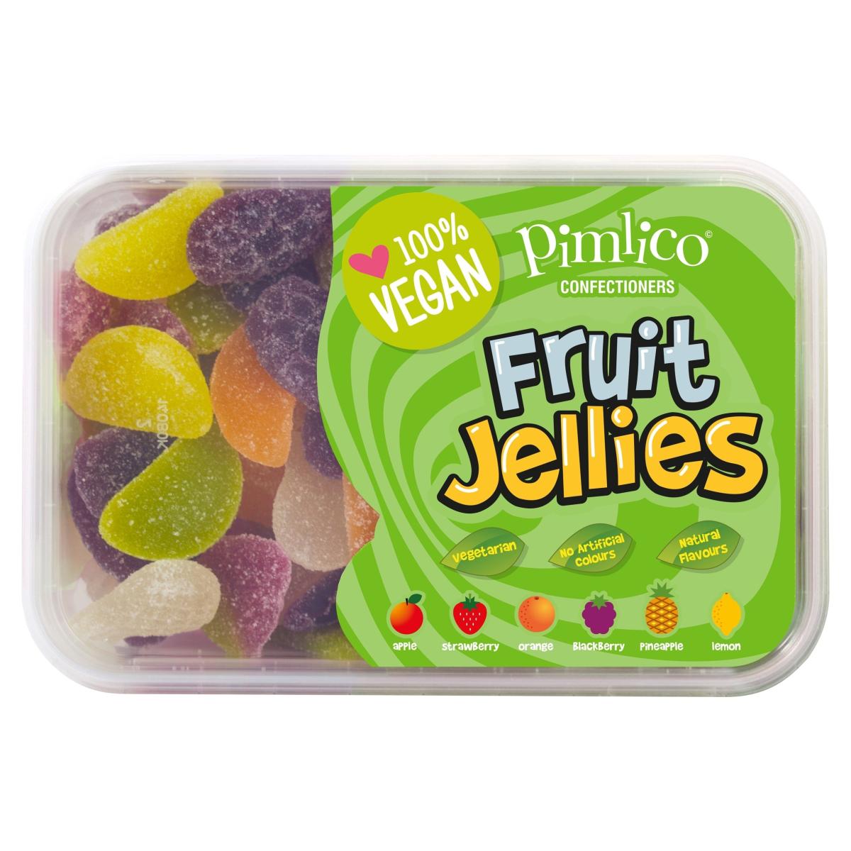 Vegetarian Fizzy Fruit Flavoured Jelly Sweets