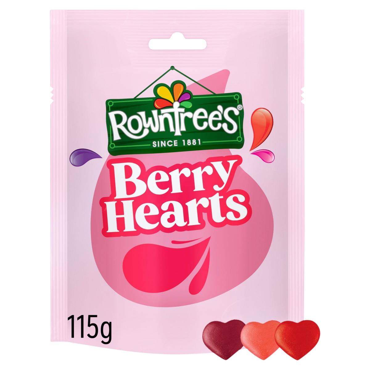 Berry Hearts Sweets Sharing Bag