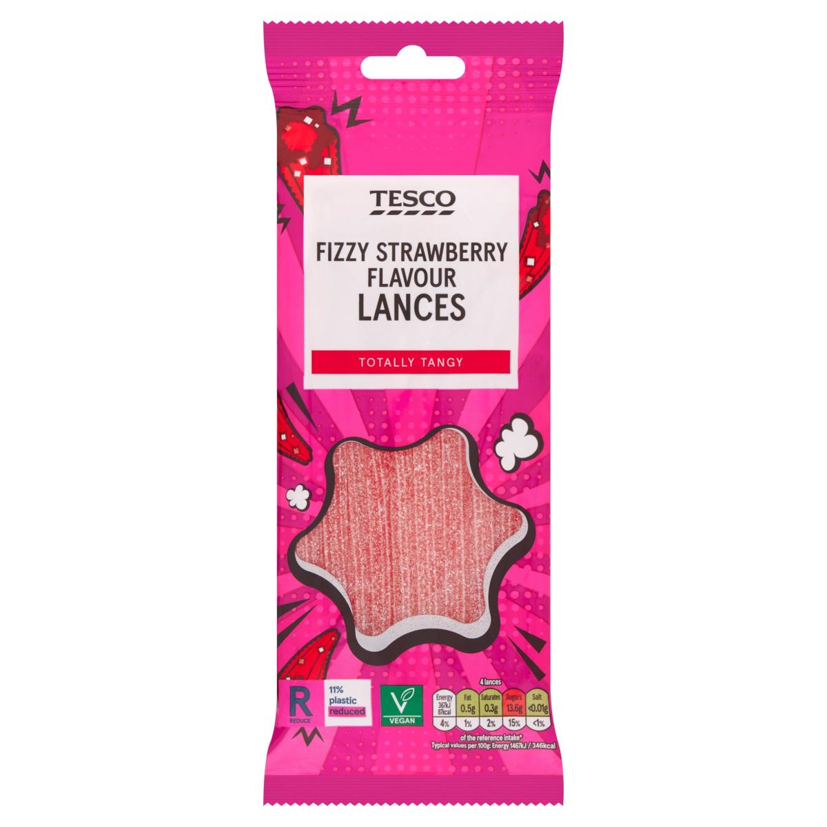 Fizzy Strawberry Flavour Lances
