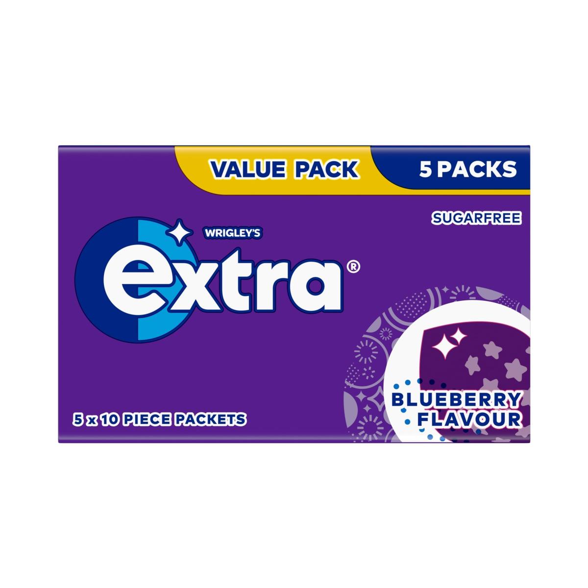 Extra Blueberry Flavour Sugar-Free Chewing Gum
