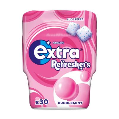 Extra Refreshers Bubblemint Chewing Gum Bottle