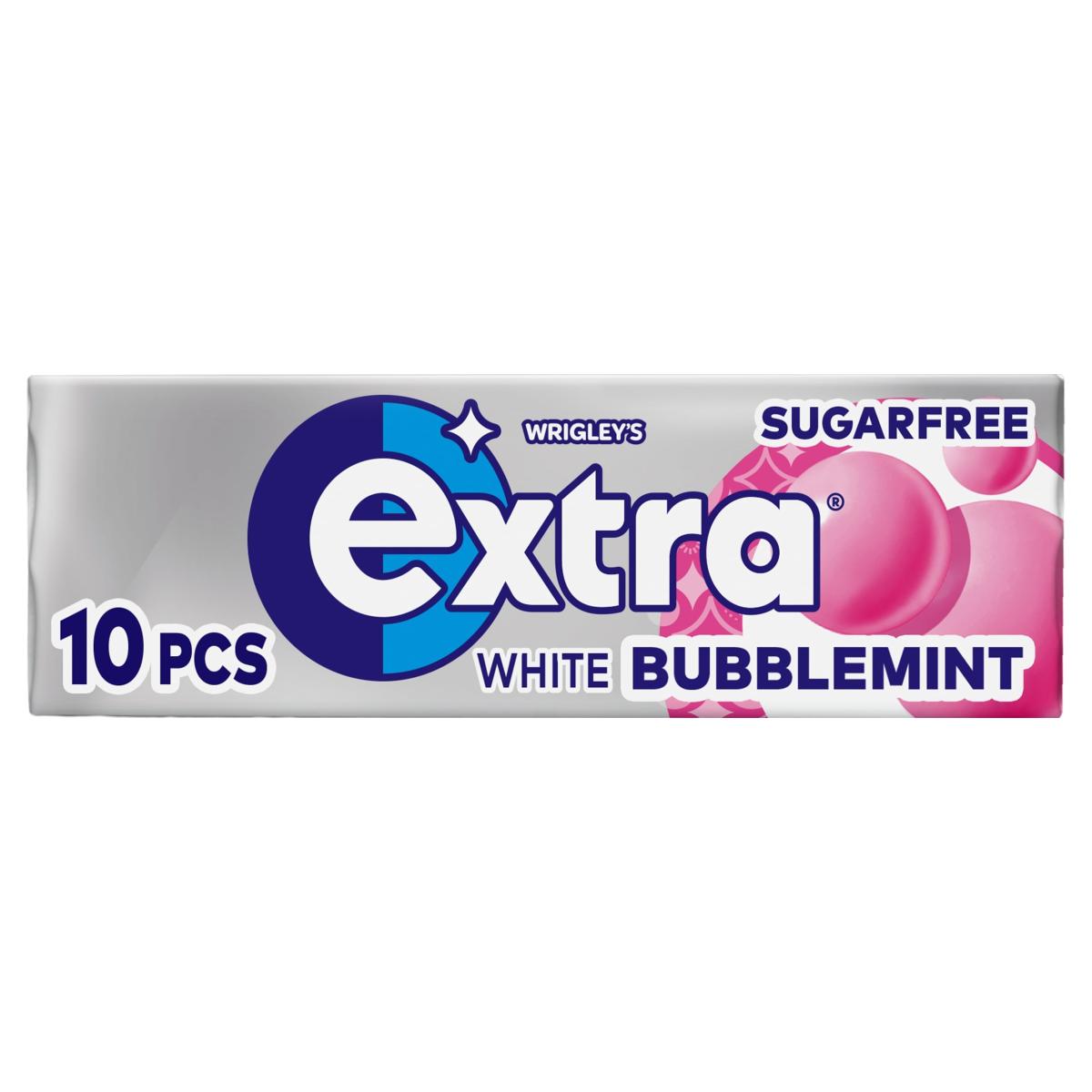Extra White Bubblemint Sugar-Free Chewing Gum
