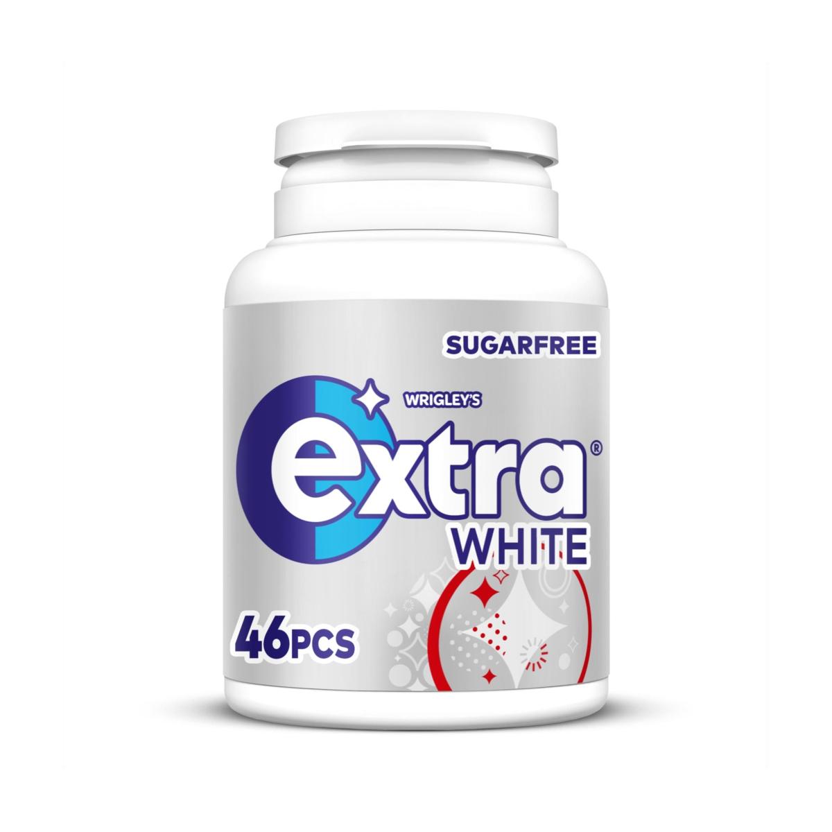 Extra White Sugar-Free Chewing Gum Bottle