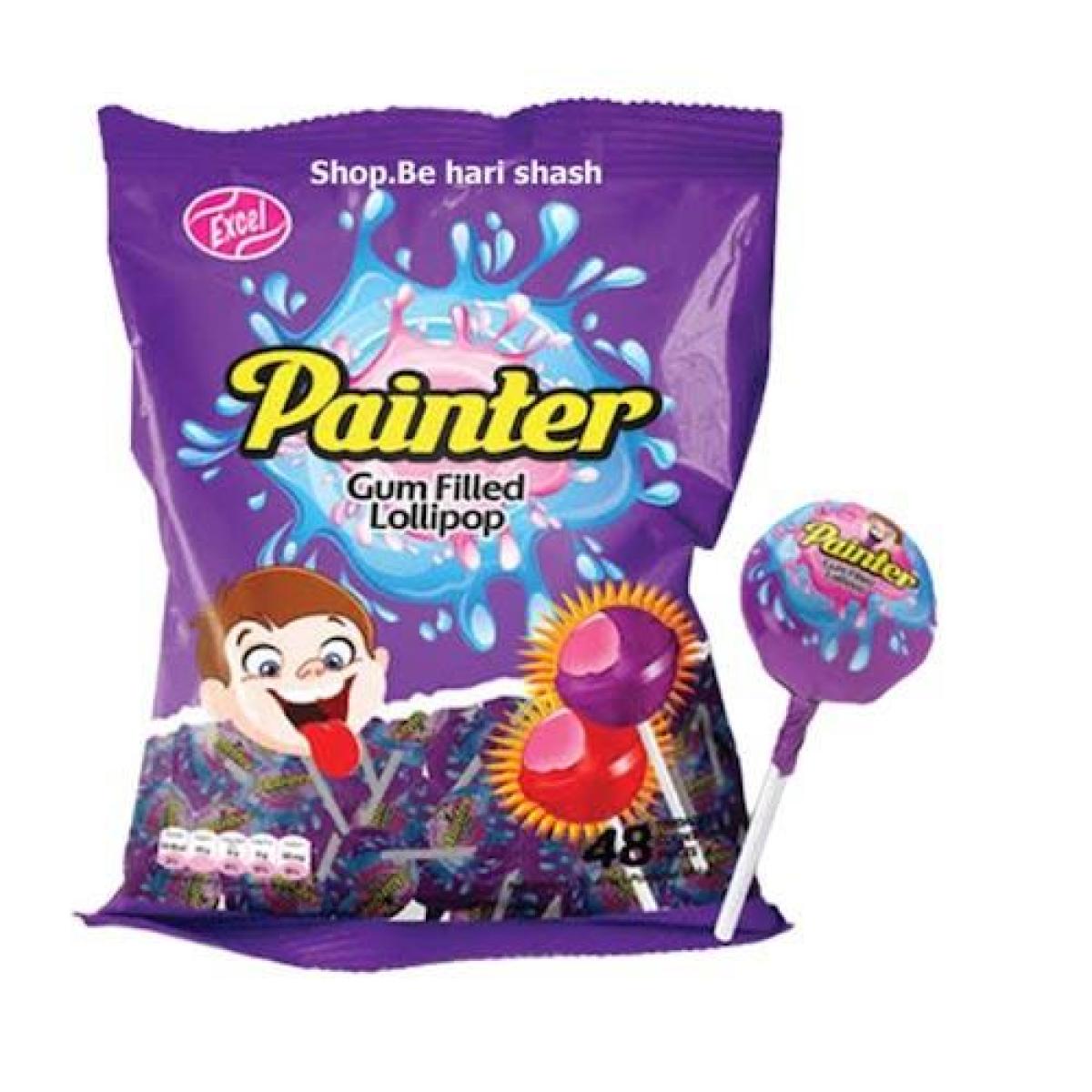 Painter Gum Filled Lollipop
