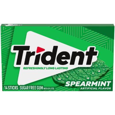 Chewing Gum Fresh Spearmint Sugar Freee x14