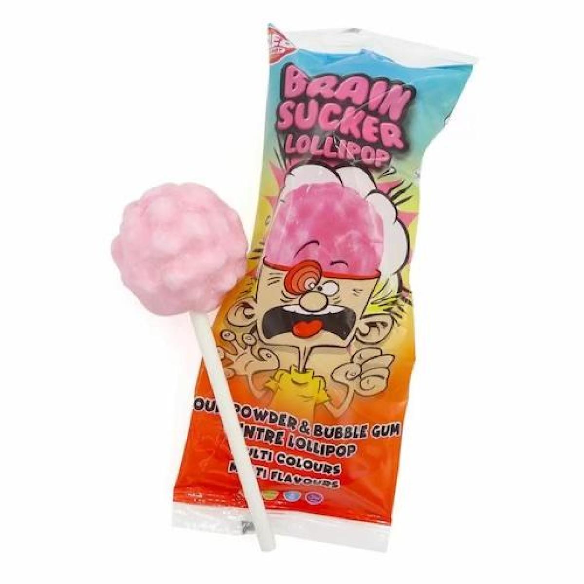 Candy Brain Sucker Lollipop