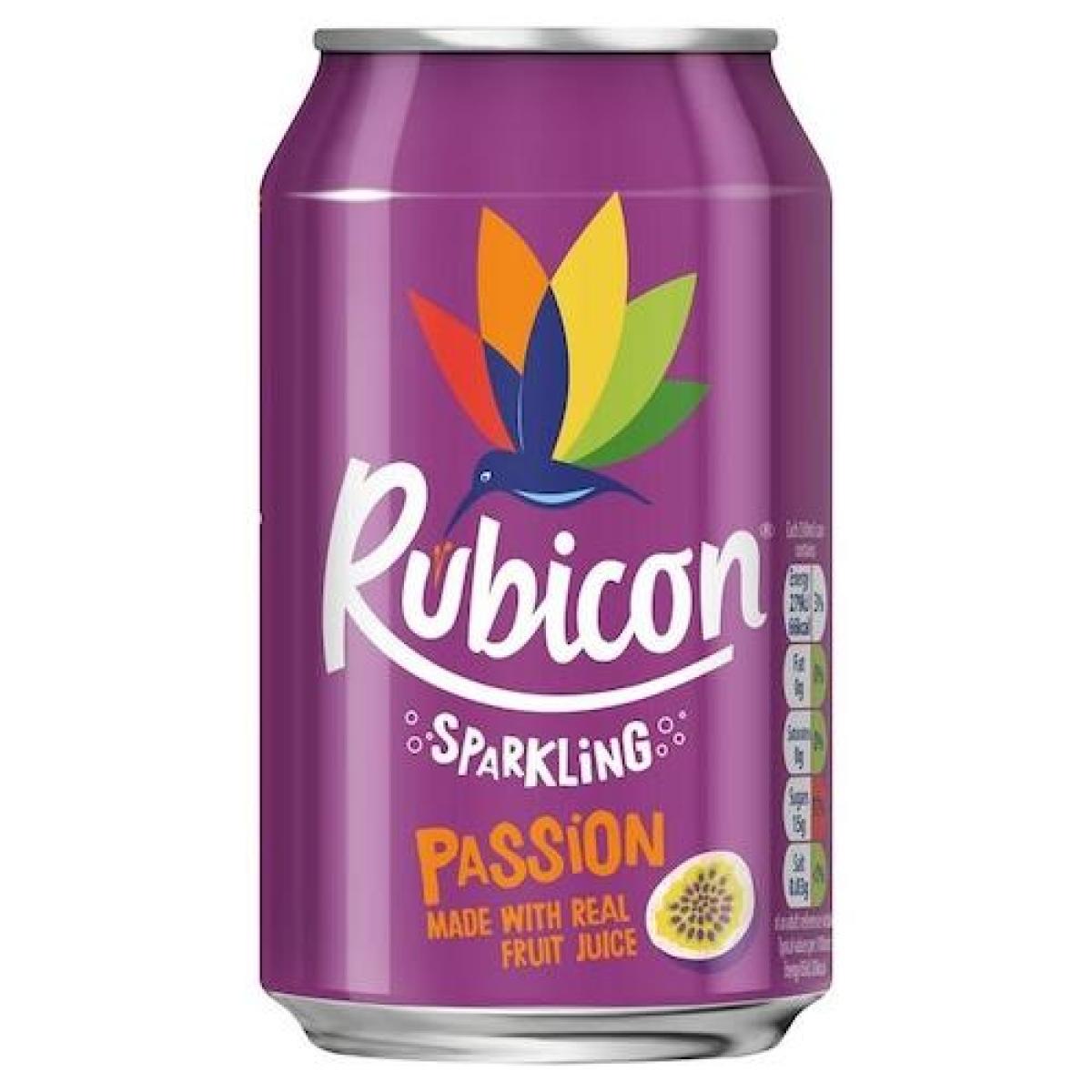Sparkling Passion Fruit Juice Can