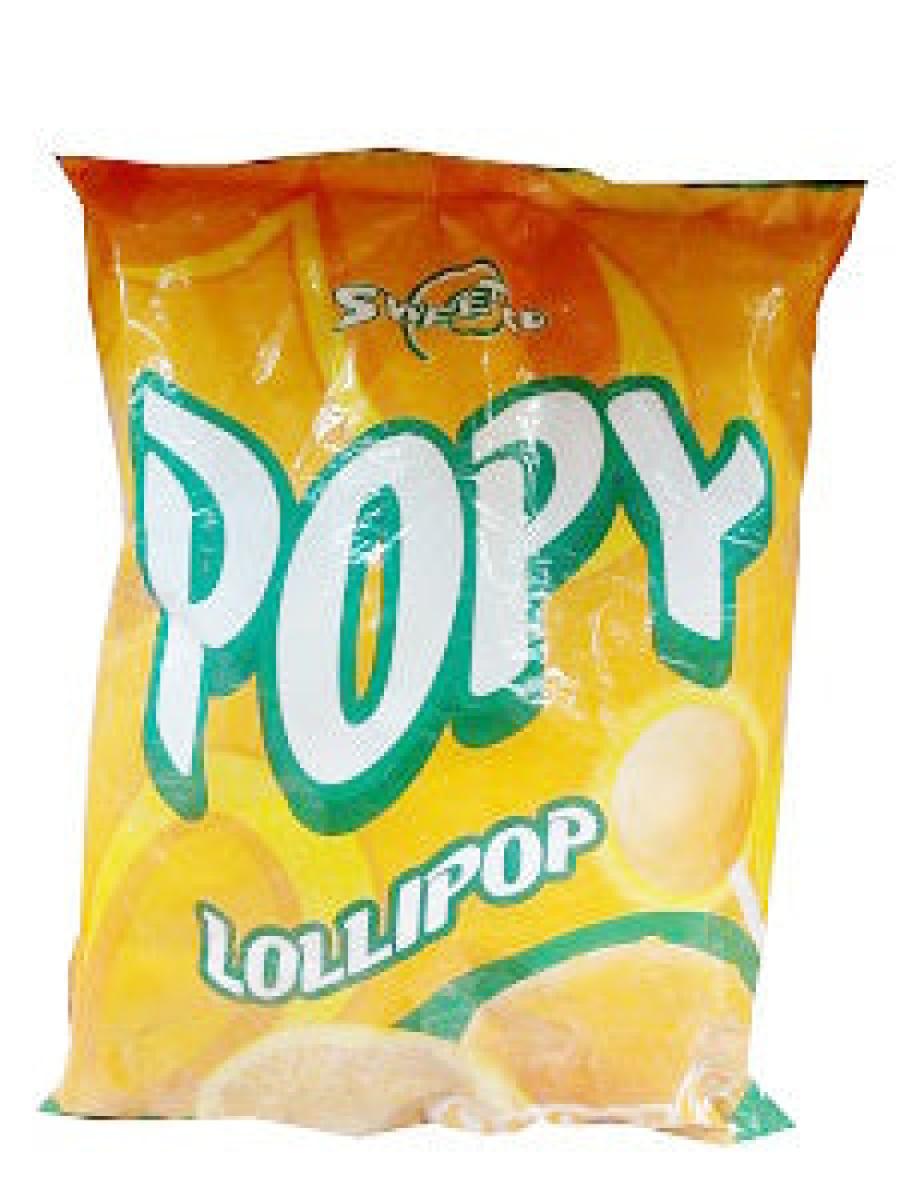 Popy Orange Lollipop x50