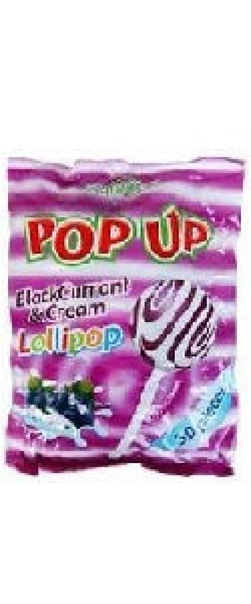 Pop Up Blackcurrant & Cream Lollipop x50