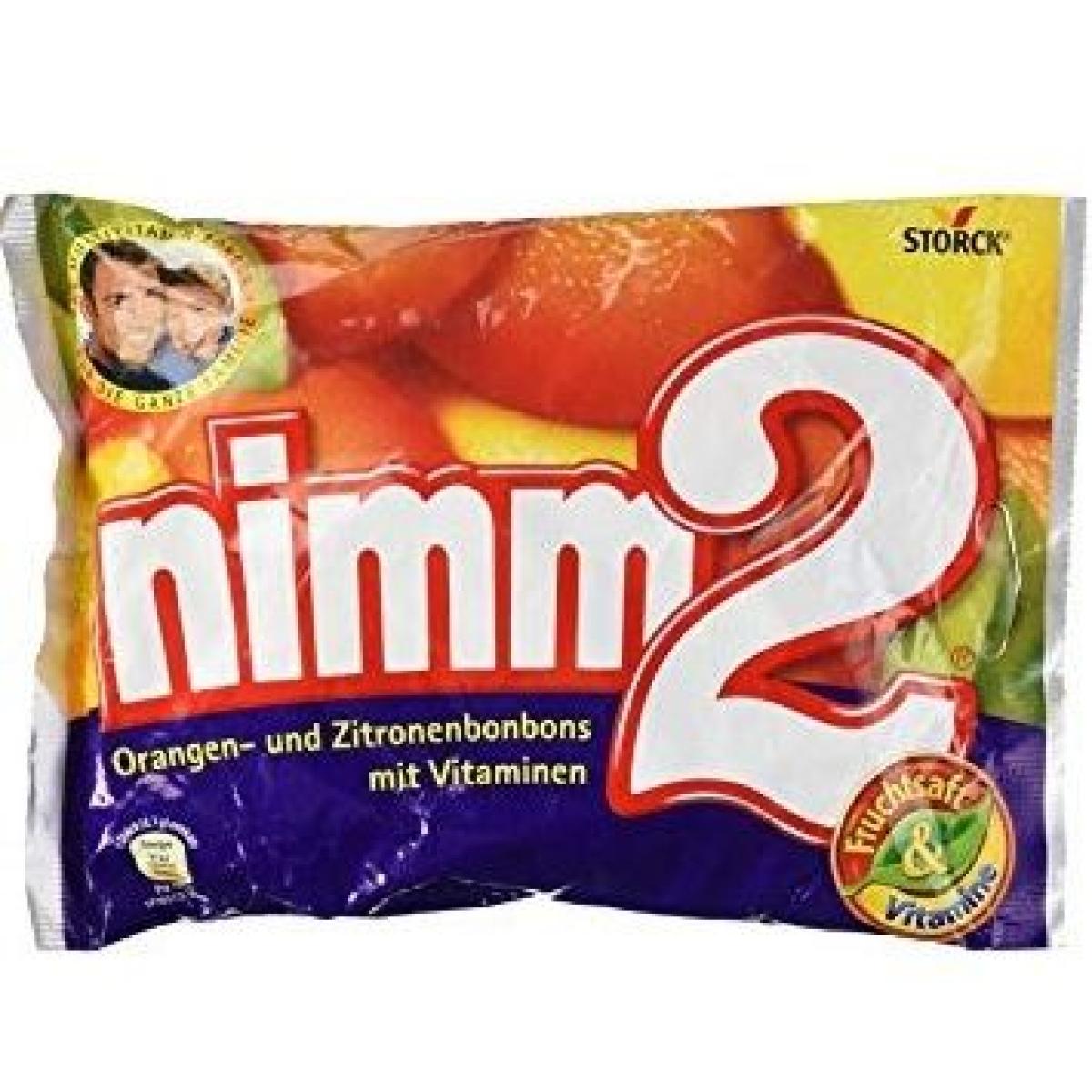 Nimm2 Soft Centre Orange & Lemon Candies With Vitamins