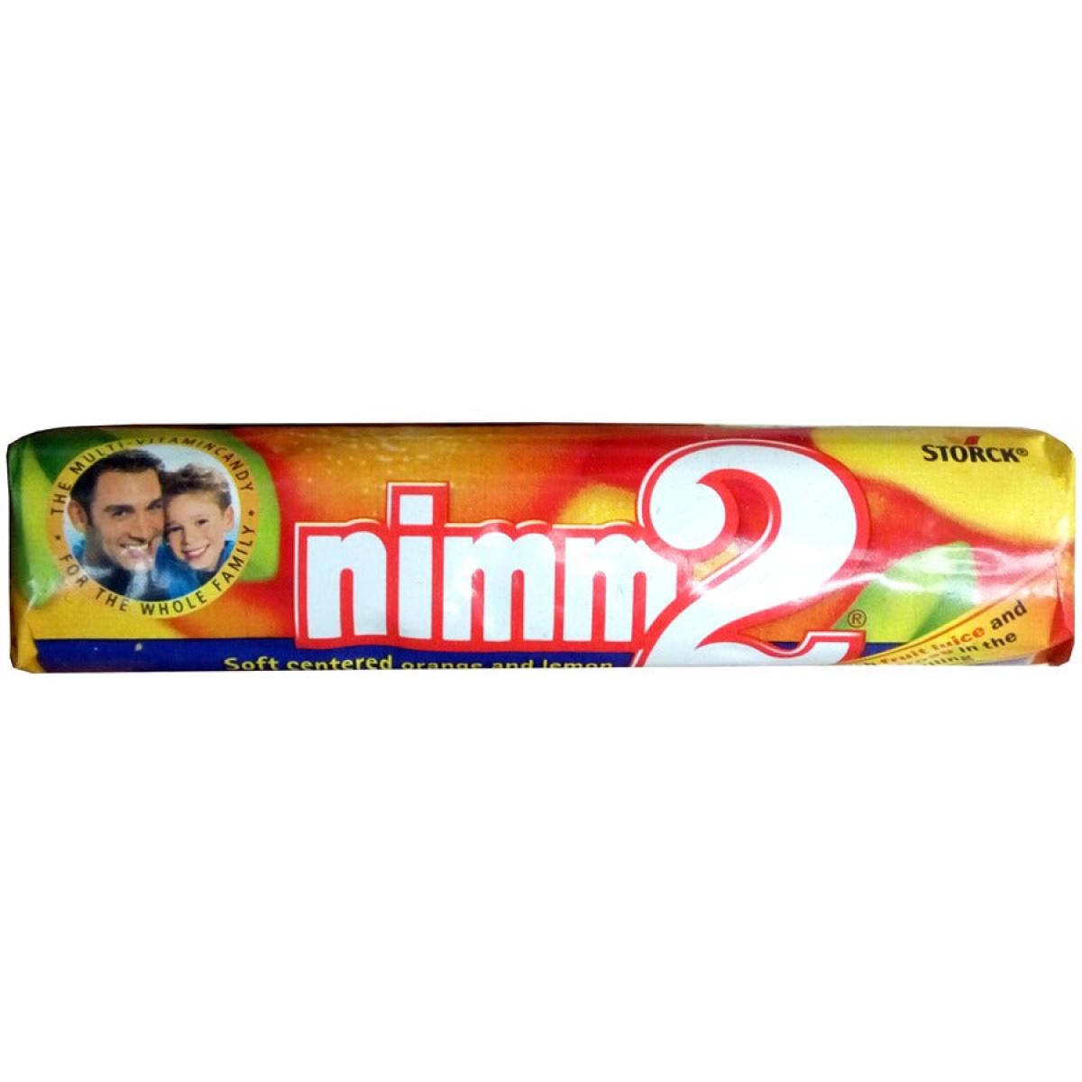 Nimm 2 Soft Centre Orange & Lemon Candies With Vitamins