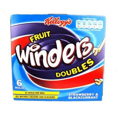 Fruit Winders Double Strawberry & Blackcurrant 102 g