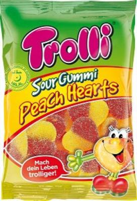 Gummi Sour Peach Hearts