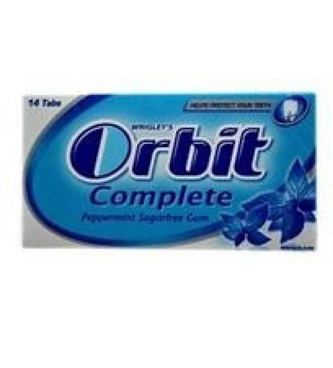 Wrigley's Orbit Peppermint Sugar-Free 27 g 14 Sticks x12