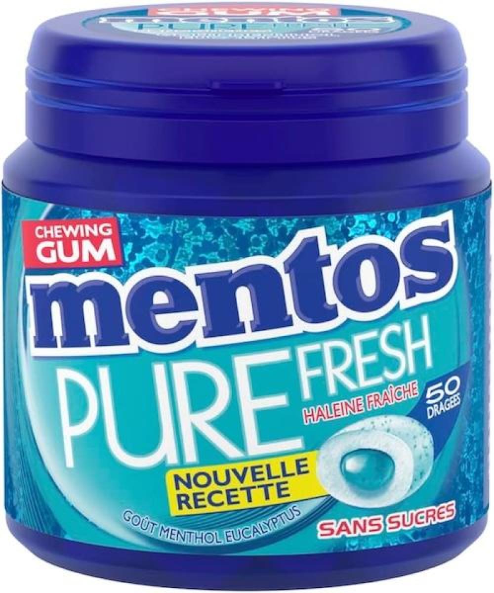 Mentos Chewing Gum Pure Fresh Menthol Eucalyptus