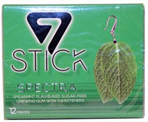 Spectra Sugar Free Chewing Gum Spearmint