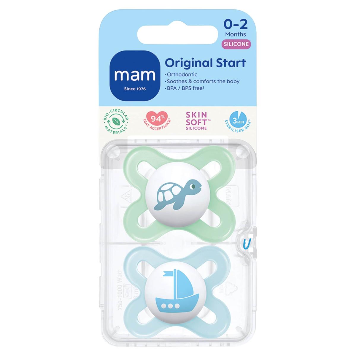 Original Start Soothers 0-2 Months x2
