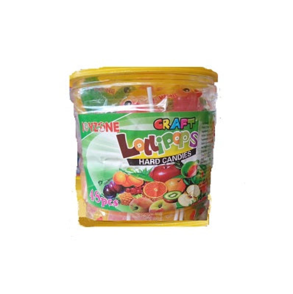 Craft Lollipops Hard Candies x48