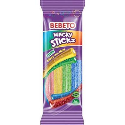Wacky Sticks Fizzy Mix Fruit