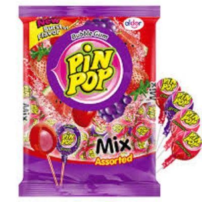 Lollipop With Bubble Gum Assorted