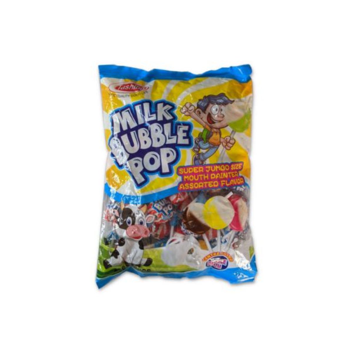Milk Bubble Pop Mouth Painter Lollipop
