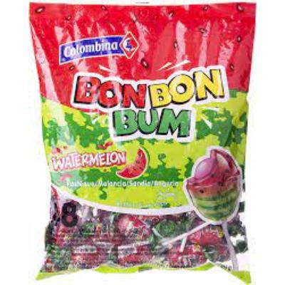 Clear 2 Watermelon Bubble Gum Pops