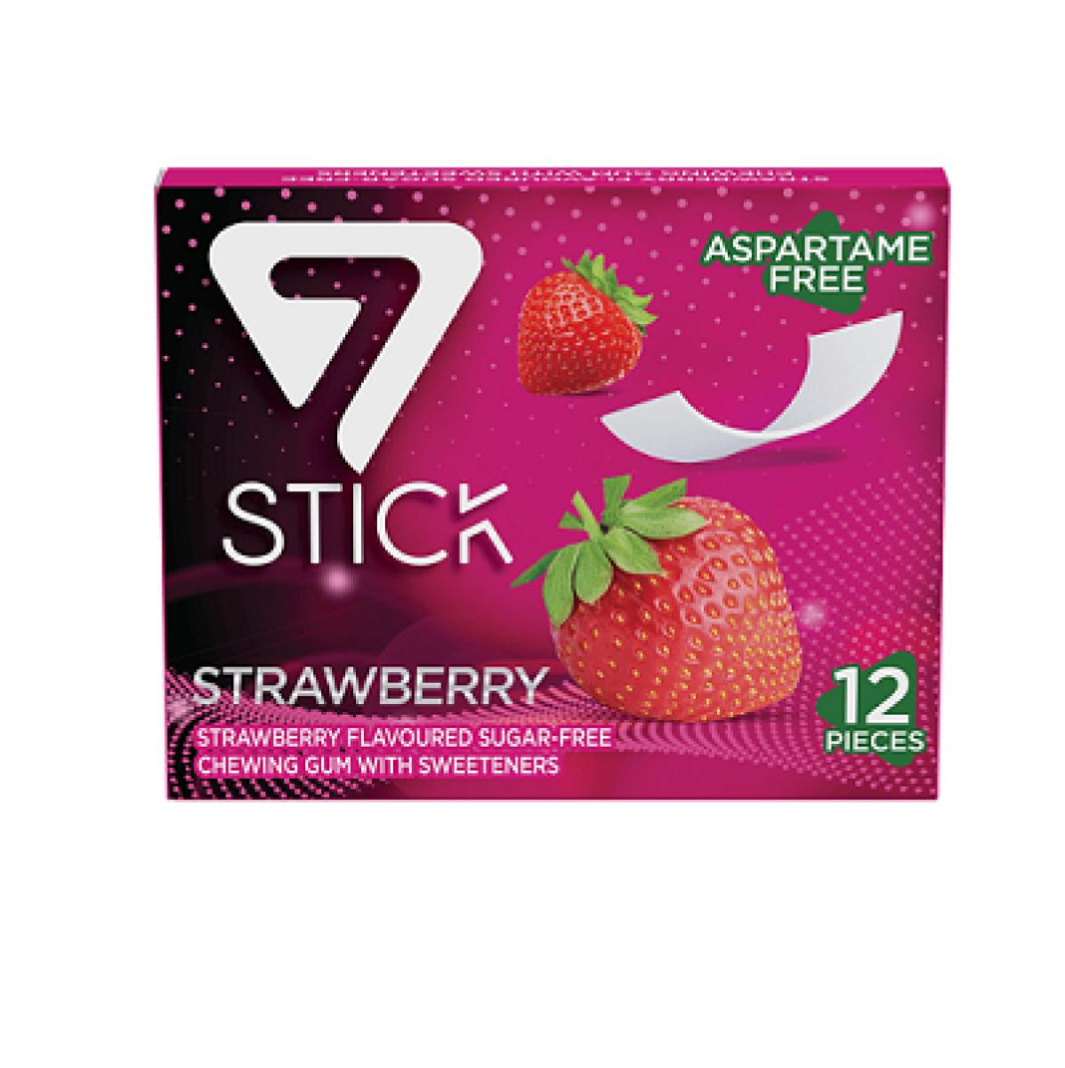 Chewing Gum Strawberry With Sweetener Sugar-Free