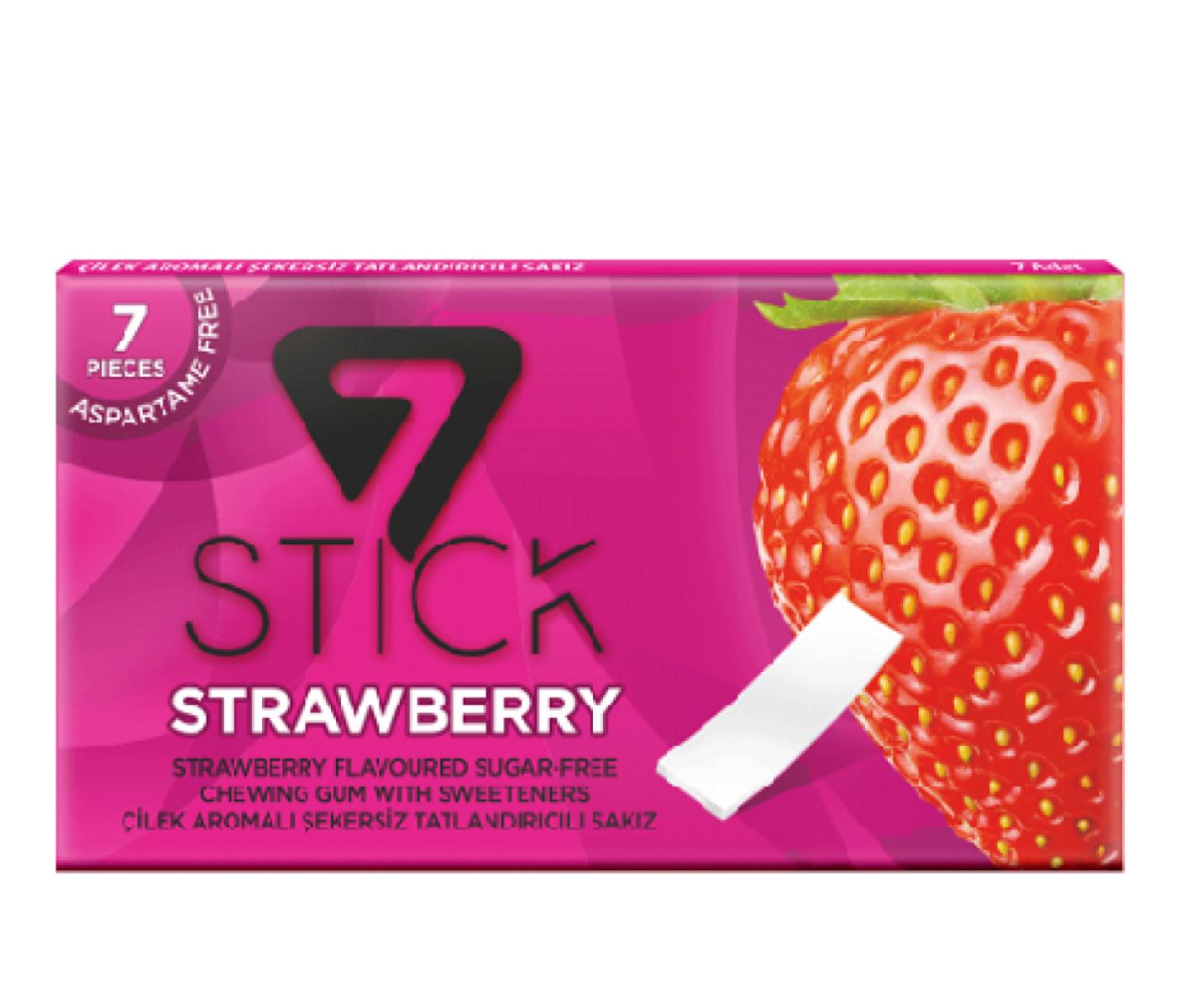Chewing Gum Strawberry Flavour With Sweetener Sugar-Free