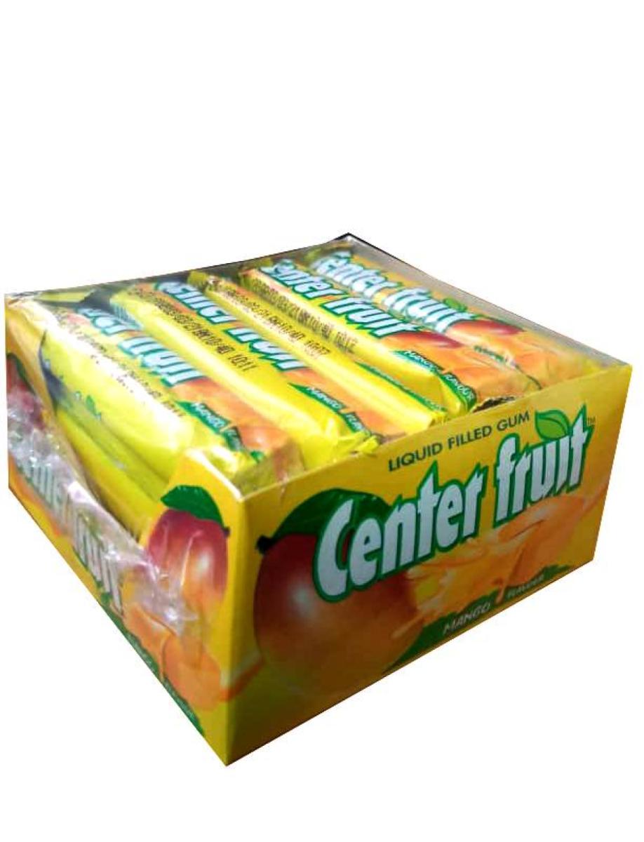 Center Fruit Liquid Filled Chewing Gum Mango