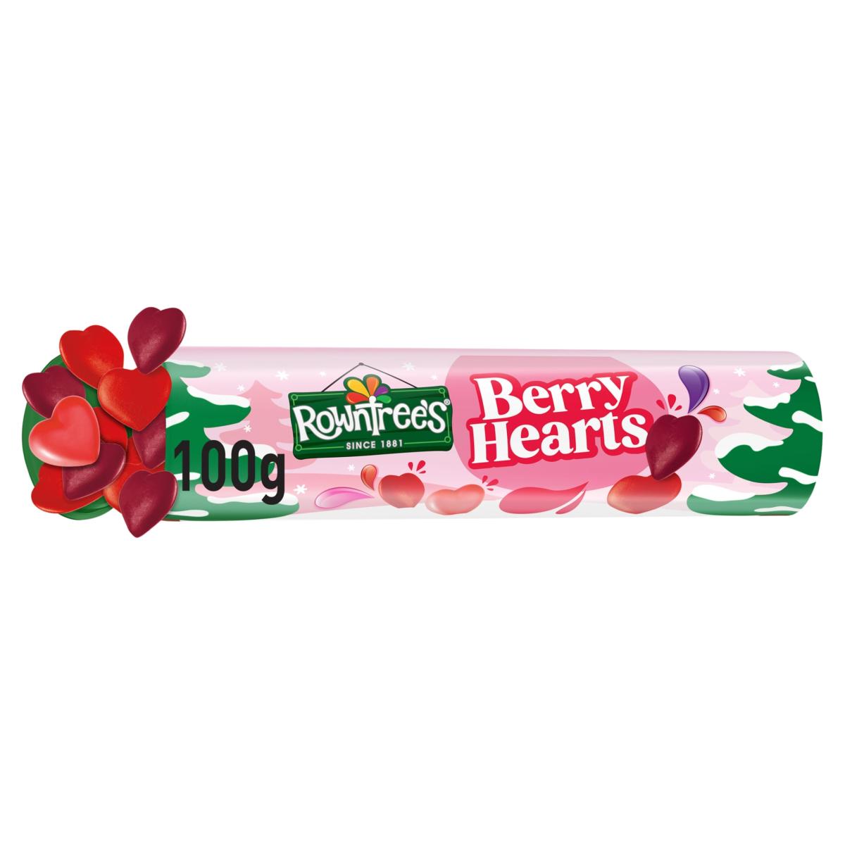 Berry Hearts Sweets Giant Tube