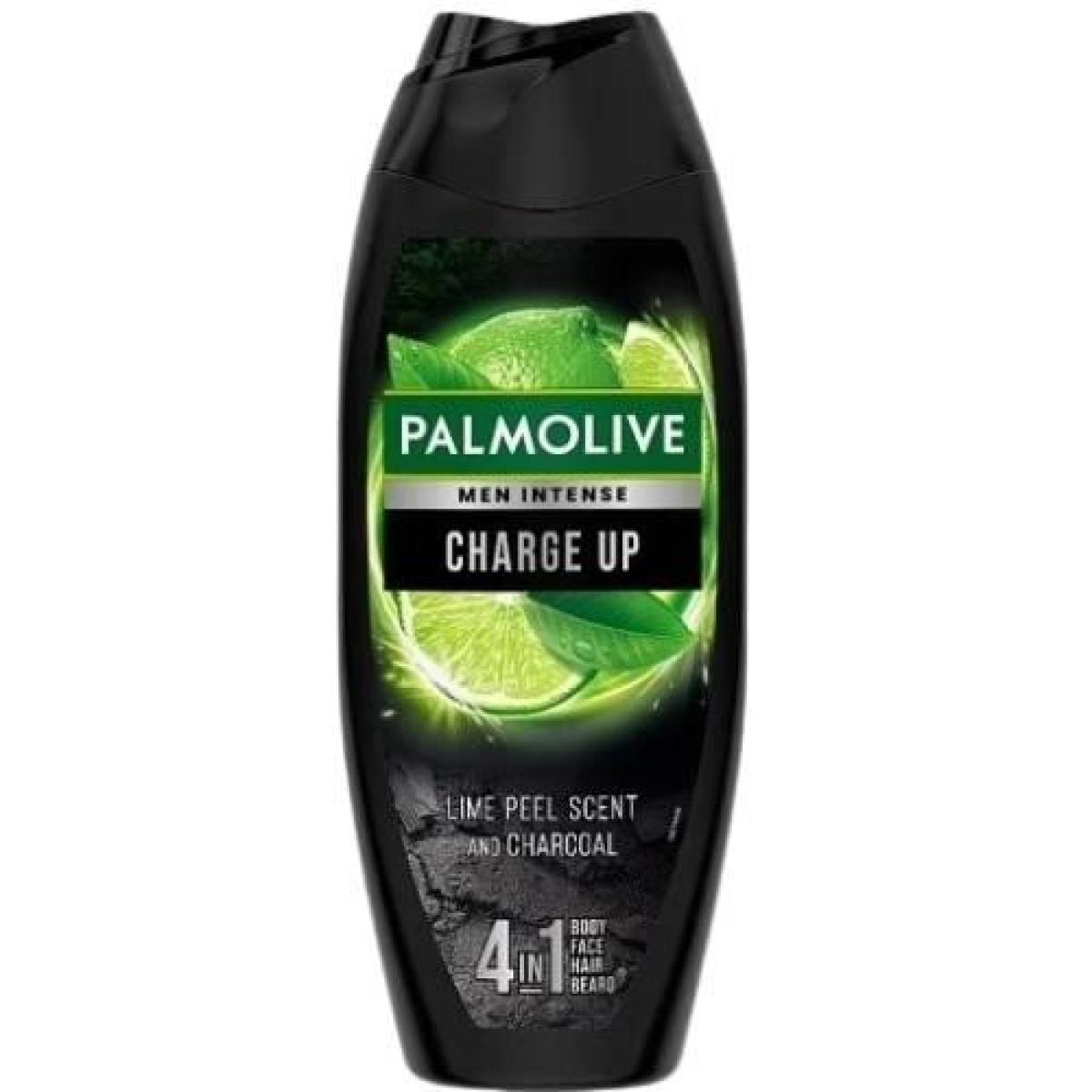 Men Intense Shower Gel Charge Up Lime Peel Scent & Charcoal