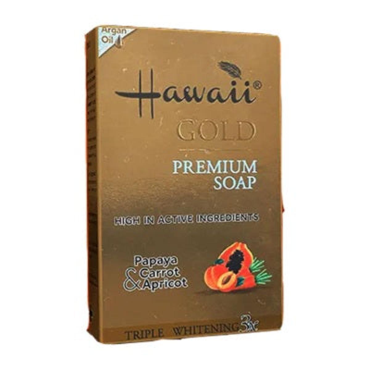 Gold Premium Soap Triple Whitening Papaya, Carrot & Apricot