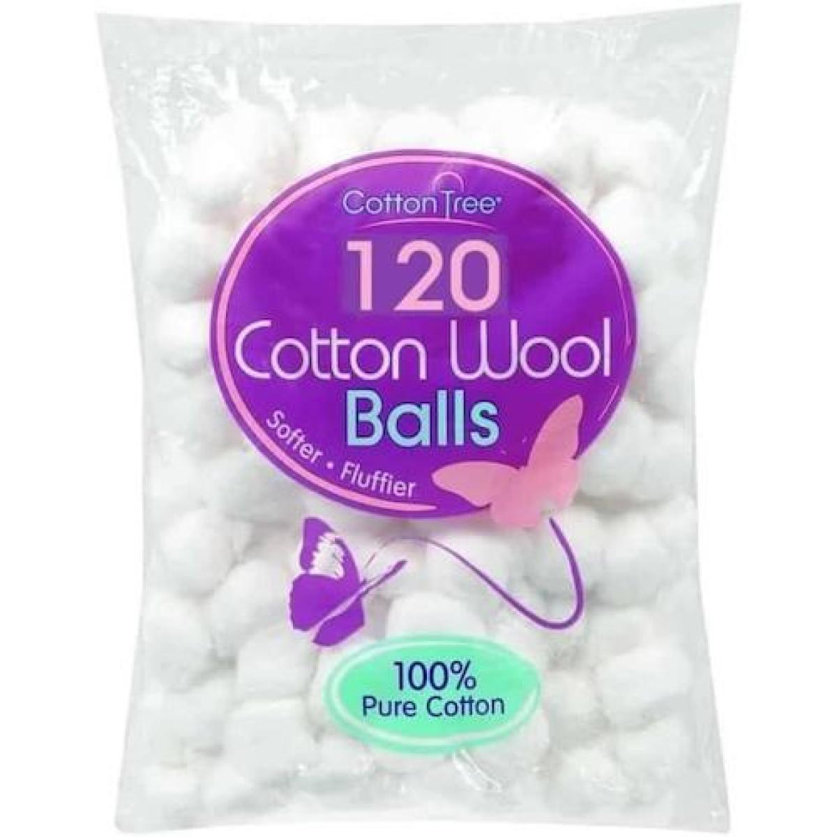 Cotton Wool Balls Softer & Fluffier x120