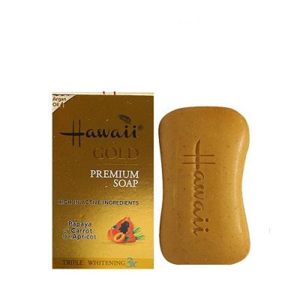 Gold Premium Soap Triple Whitening Papaya, Carrot & Apricot