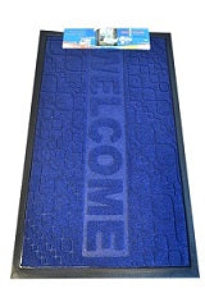 Wool Bath Mat - Blue