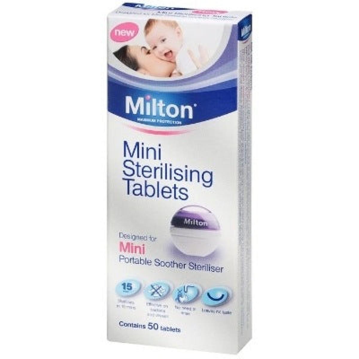 Mini Sterilising Soother Tablets x50