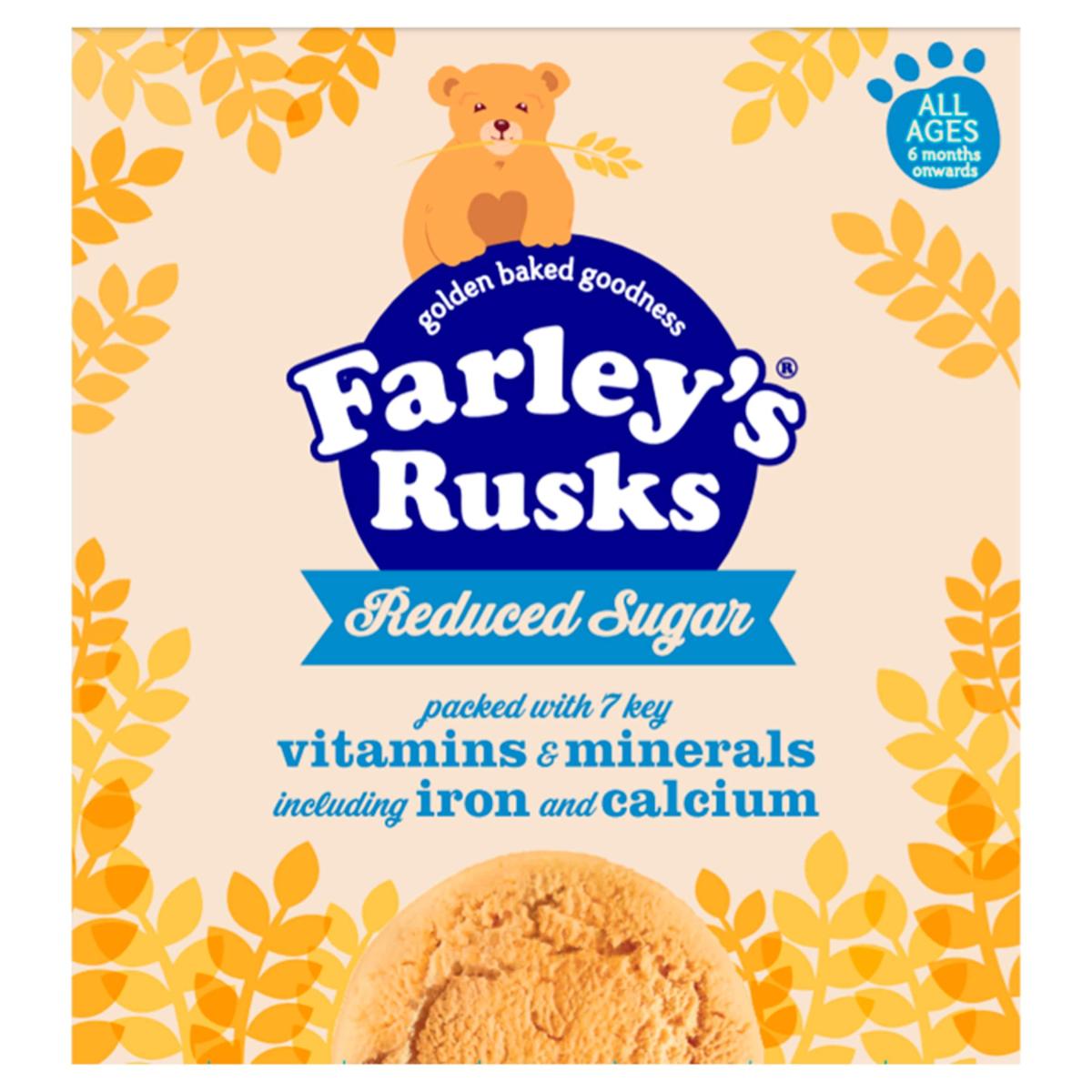 Rusks Reduced Sugar Baby Food Snack