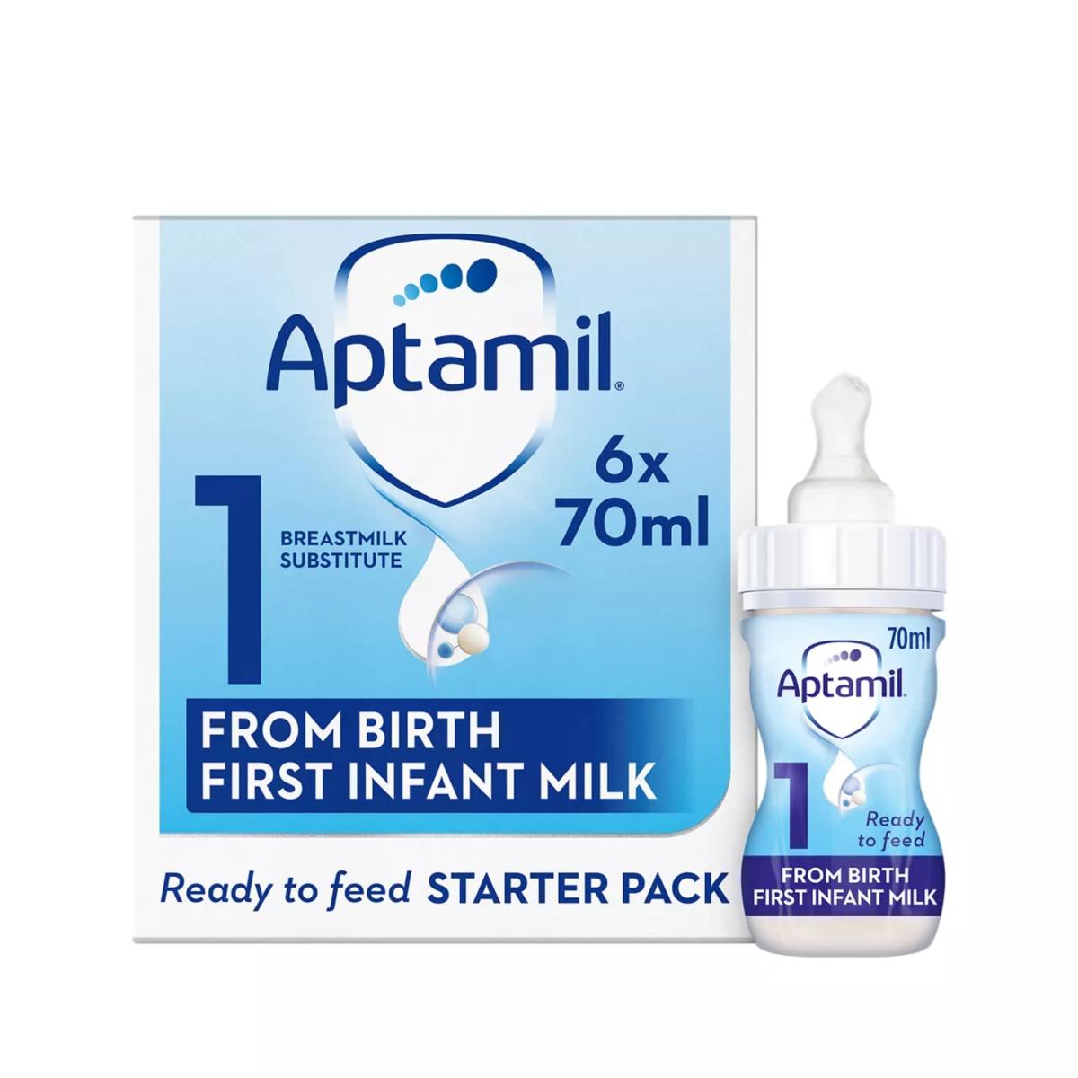 1 First Infant Baby Milk Formula Liquid Starter Pack Ready To Feed From Birth